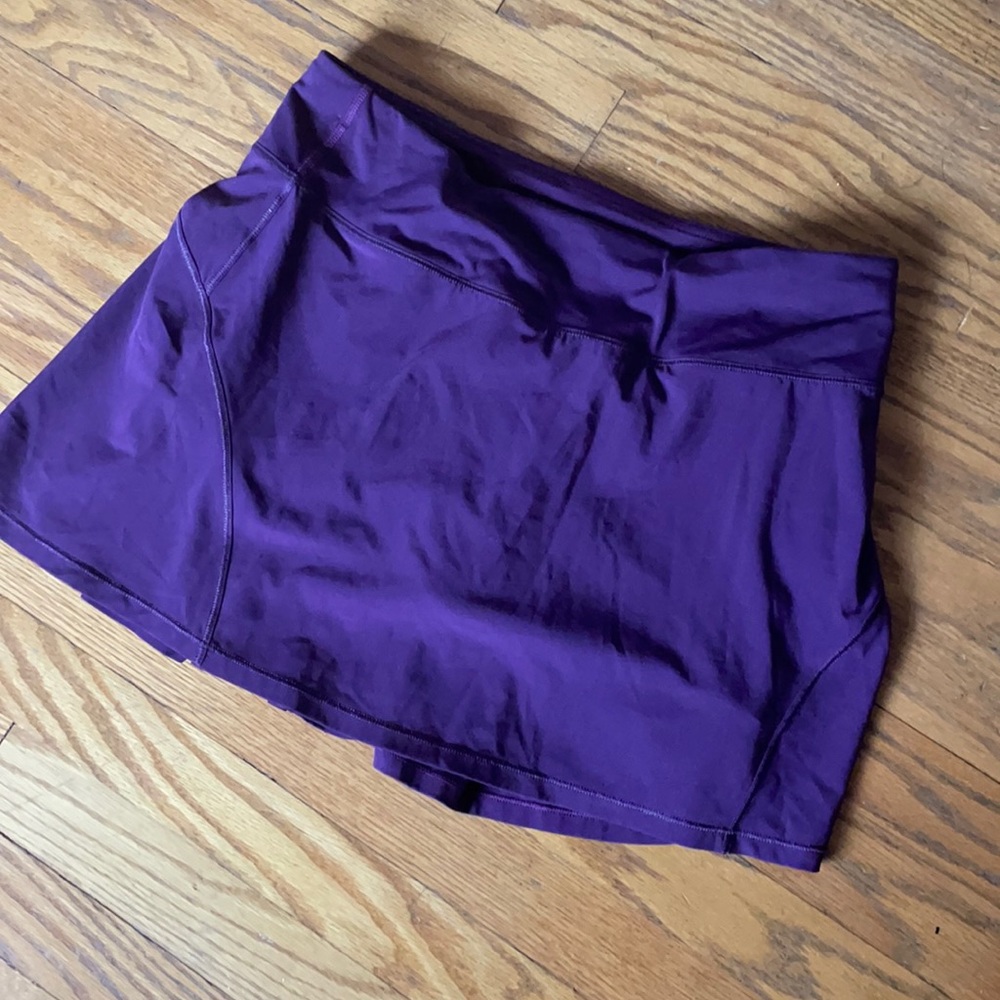 Lululemon purple athletic skirt (with shorts)